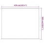 Toldo vertical tela oxford verde claro 300x420 cm de vidaXL, Sombrillas - Ref: Foro24-148341, Precio: 37,22 €, Descuento: %