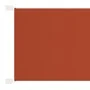 Toldo vertical terracota tela oxford 100x270 cm de vidaXL, Sombrillas - Ref: Foro24-148353, Precio: 22,49 €, Descuento: %