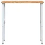 Banco de trabajo rectangular madera maciza 100x60x(71,5-98) cm by , Work tables - Ref: Foro24-3309702, Price: 126,92 €, Disco...
