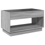 Mesa de centro con Infinity LED gris Sonoma 90x50x50 cm de , Mesas de centro - Ref: Foro24-847670, Precio: 119,77 €, Descuent...