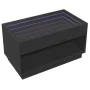Coffee table with Infinity LED black 90x50x50 cm by , Coffee table - Ref: Foro24-847666, Price: 118,02 €, Discount: %