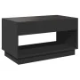 Mesa de centro con Infinity LED negro 90x50x50 cm de , Mesas de centro - Ref: Foro24-847666, Precio: 118,02 €, Descuento: %