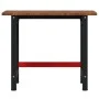 Rechteckiger Arbeitstisch aus massiver Eiche, 100x60x81,5 cm. von , Arbeitstische - Ref: Foro24-3309659, Preis: 173,73 €, Rab...