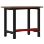 Rechteckiger Arbeitstisch aus massiver Eiche, 100x60x81,5 cm. von , Arbeitstische - Ref: Foro24-3309659, Preis: 173,73 €, Rab...