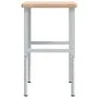 Rectangular solid wood workbench 100x60x(73-99.5) cm by , Work tables - Ref: Foro24-3309701, Price: 168,77 €, Discount: %