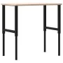Rectangular solid wood workbench 100x60x(71.5-98) cm by , Work tables - Ref: Foro24-3309678, Price: 132,57 €, Discount: %