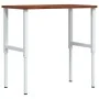 Rechteckiger Massivholzarbeitstisch 100x60x(71,5-98) cm von , Arbeitstische - Ref: Foro24-3309703, Preis: 142,77 €, Rabatt: %