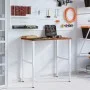 Rechteckiger Massivholzarbeitstisch 100x60x(71,5-98) cm von , Arbeitstische - Ref: Foro24-3309703, Preis: 142,77 €, Rabatt: %