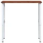 Rechteckiger Massivholzarbeitstisch 100x60x(71,5-98) cm von , Arbeitstische - Ref: Foro24-3309703, Preis: 142,77 €, Rabatt: %