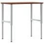 Rechteckiger Massivholzarbeitstisch 100x60x(71,5-98) cm von , Arbeitstische - Ref: Foro24-3309703, Preis: 142,77 €, Rabatt: %
