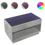 Mesa de centro con Infinity LED gris hormigón 90x50x50 cm de , Mesas de centro - Ref: Foro24-847668, Precio: 119,21 €, Descue...