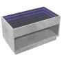 Mesa de centro con Infinity LED gris hormigón 90x50x50 cm by , Coffee table - Ref: Foro24-847668, Price: 117,47 €, Discount: %
