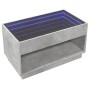 Mesa de centro con Infinity LED gris hormigón 90x50x50 cm de , Mesas de centro - Ref: Foro24-847668, Precio: 119,21 €, Descue...