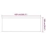 Toldo vertical verde claro 100x420 cm tela oxford de vidaXL, Sombrillas - Ref: Foro24-148306, Precio: 20,07 €, Descuento: %