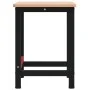 Banco de trabajo rectangular madera maciza roble 100x60x81,5 cm by , Work tables - Ref: Foro24-3309660, Price: 158,73 €, Disc...