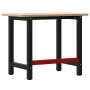Banco de trabajo rectangular madera maciza roble 100x60x81,5 cm by , Work tables - Ref: Foro24-3309660, Price: 158,73 €, Disc...