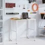 Banco de trabajo rectangular madera maciza 100x60x(71,5-98) cm by , Work tables - Ref: Foro24-3309704, Price: 129,83 €, Disco...