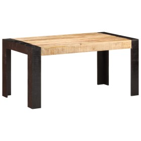 Mesa de comedor de madera maciza de mango 160x80x76 cm de , Mesas de cocina y de comedor - Ref: Foro24-3060199, Precio: 359,8...