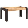 Mesa de comedor de madera maciza de mango 160x80x76 cm de , Mesas de cocina y de comedor - Ref: Foro24-3060199, Precio: 359,8...