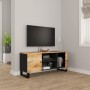 Mueble de TV madera maciza de mango 105x33x46 cm de , Muebles TV - Ref: Foro24-345220, Precio: 127,09 €, Descuento: %