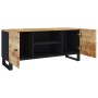 Mueble de TV madera maciza de mango 105x33x46 cm de , Muebles TV - Ref: Foro24-345220, Precio: 127,09 €, Descuento: %