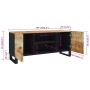 Mueble de TV madera maciza de mango 105x33x46 cm de , Muebles TV - Ref: Foro24-345220, Precio: 127,09 €, Descuento: %