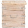 Baúl de madera maciza de acacia 40x40x40 cm de , Baúles de almacenamiento - Ref: Foro24-289646, Precio: 119,62 €, Descuento: %