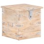 Baúl de madera maciza de acacia 40x40x40 cm de , Baúles de almacenamiento - Ref: Foro24-289646, Precio: 119,62 €, Descuento: %