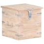 Baúl de madera maciza de acacia 40x40x40 cm de , Baúles de almacenamiento - Ref: Foro24-289646, Precio: 119,62 €, Descuento: %