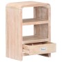 Mesita de noche de madera maciza de acacia 40x30x60 cm de , Mesitas de noche - Ref: Foro24-289632, Precio: 103,68 €, Descuent...