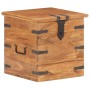 Baúl de madera maciza de acacia 40x40x40 cm de , Baúles de almacenamiento - Ref: Foro24-289645, Precio: 141,07 €, Descuento: %
