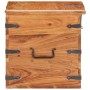 Baúl de madera maciza de acacia 40x40x40 cm de , Baúles de almacenamiento - Ref: Foro24-289645, Precio: 141,07 €, Descuento: %