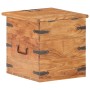 Baúl de madera maciza de acacia 40x40x40 cm de , Baúles de almacenamiento - Ref: Foro24-289645, Precio: 141,07 €, Descuento: %