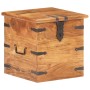 Baúl de madera maciza de acacia 40x40x40 cm de , Baúles de almacenamiento - Ref: Foro24-289645, Precio: 141,07 €, Descuento: %