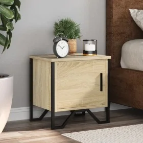 Mesitas de noche 2 uds contrachapado color roble 40x30x40 cm de , Mesitas de noche - Ref: Foro24-848517, Precio: 48,35 €, Des...