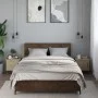 Mesitas de noche 2 uds contrachapado color roble 40x30x40 cm de , Mesitas de noche - Ref: Foro24-848517, Precio: 48,35 €, Des...