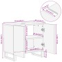 Armario de lavabo para baño madera maciza de mango 62x34x58 cm de , Muebles de baño - Ref: Foro24-377532, Precio: 111,19 €, D...