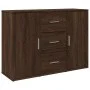 Aparador de madera de ingeniería marrón roble 90,5x29,5x65 cm de , Aparadores - Ref: Foro24-849880, Precio: 93,70 €, Descuent...