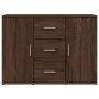Aparador de madera de ingeniería marrón roble 90,5x29,5x65 cm de , Aparadores - Ref: Foro24-849880, Precio: 93,70 €, Descuent...