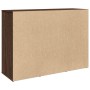 Aparador de madera de ingeniería marrón roble 90,5x29,5x65 cm de , Aparadores - Ref: Foro24-849880, Precio: 95,42 €, Descuent...