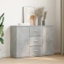 Aparador madera de ingeniería gris hormigón 90,5x29,5x65 cm de , Aparadores - Ref: Foro24-849877, Precio: 90,34 €, Descuento: %