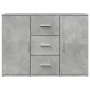 Aparador madera de ingeniería gris hormigón 90,5x29,5x65 cm de , Aparadores - Ref: Foro24-849877, Precio: 87,76 €, Descuento: %