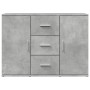 Aparador madera de ingeniería gris hormigón 90,5x29,5x65 cm de , Aparadores - Ref: Foro24-849877, Precio: 90,34 €, Descuento: %