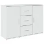 Aparador de madera de ingeniería blanco brillo 90,5x29,5x65 cm de , Aparadores - Ref: Foro24-849875, Precio: 102,69 €, Descue...