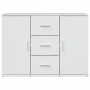 Aparador de madera de ingeniería blanco brillo 90,5x29,5x65 cm de , Aparadores - Ref: Foro24-849875, Precio: 108,79 €, Descue...