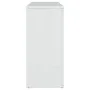 Aparador de madera de ingeniería blanco brillo 90,5x29,5x65 cm de , Aparadores - Ref: Foro24-849875, Precio: 102,69 €, Descue...