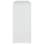 Aparador de madera de ingeniería blanco brillo 90,5x29,5x65 cm de , Aparadores - Ref: Foro24-849875, Precio: 108,79 €, Descue...