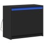 Aparador con LED madera de ingeniería negro 72x34x61 cm de , Aparadores - Ref: Foro24-852174, Precio: 83,37 €, Descuento: %