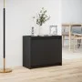 Aparador con LED madera de ingeniería negro 72x34x61 cm de , Aparadores - Ref: Foro24-852174, Precio: 82,03 €, Descuento: %