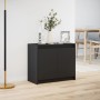 Aparador con LED madera de ingeniería negro 72x34x61 cm de , Aparadores - Ref: Foro24-852174, Precio: 83,37 €, Descuento: %